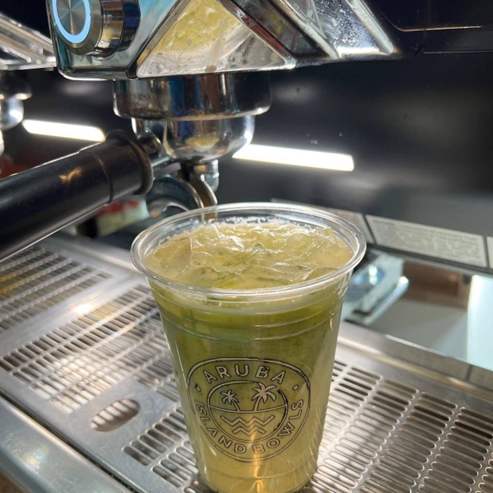 Delicious Matcha Latte Awaits